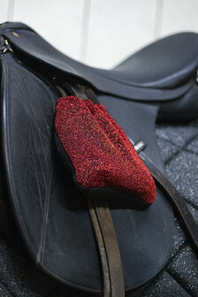 stirrup cover red