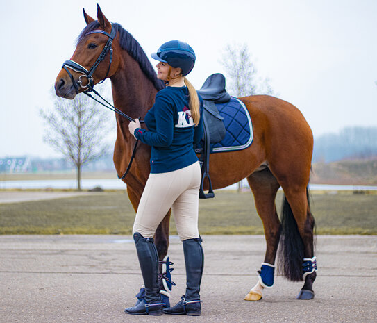 Sporenriemen glitter navy